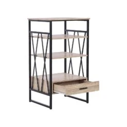 Beliani Boekenkast KEENE - Lichte Houtkleur Vezelplaat -RoomStyle Verkoopwinkel d7b3cecaa29647b1a7e99ded784bf973