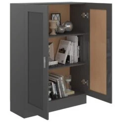 VidaXL Boekenkast 82,5x30,5x115 Cm Spaanplaat Hoogglans Grijs -RoomStyle Verkoopwinkel e0053aaa26f7453fb6b033a3ff9a215a