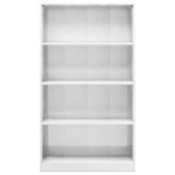 VidaXL Boekenkast 4 Schappen 80x24x142 Cm Bewerkt Hout Hoogglans Wit 9 VidaXL Boekenkast 4 Schappen 80x24x142 Cm Bewerkt Hout Hoogglans Wit -RoomStyle Verkoopwinkel e0e6b4e5fb2542c7988672986bfd791a