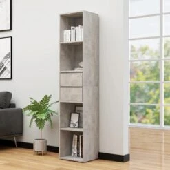 VidaXL Boekenkast 36x30x171 Cm Spaanplaat Betongrijs -RoomStyle Verkoopwinkel f477667839e140e4b37c2529bc3c5558