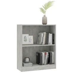 VidaXL Boekenkast 60x24x74,5 Cm Bewerkt Hout Betongrijs -RoomStyle Verkoopwinkel fa5899b994ec4112b63f5a6eeaf75708